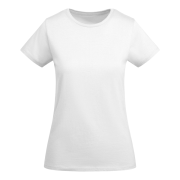 Tricou damă Breda - model clasic - ALB