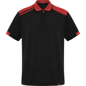 Tricou polo Samurai unisex - NEGRU/ROȘU