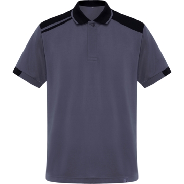 Tricou polo Samurai unisex - PLUMB/NEGRU