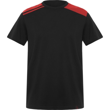 Tricou Expedition bărbați - NEGRU/ROȘU
