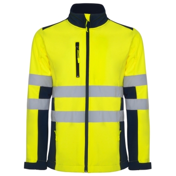Vestă Antares alta vizibilitate bărbat - BLEUMARIN/GALBEN FLUOR