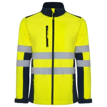 Vestă Antares alta vizibilitate bărbat - BLEUMARIN/GALBEN FLUOR