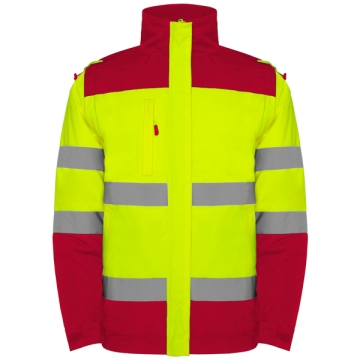 Jachetă reflectorizantă Epsylon bărbați - ROJO LABORAL/AMARILLO FLÚOR