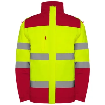 Jachetă reflectorizantă Epsylon bărbați - ROJO LABORAL/AMARILLO FLÚOR