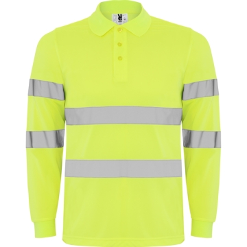 Tricou Polaris vizibilitate înaltă bărbat - GALBEN FLUOR