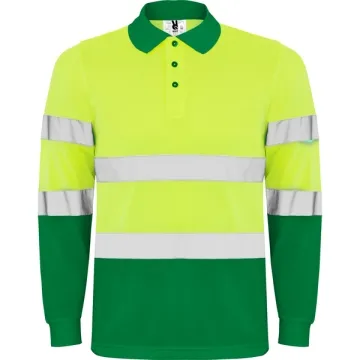 Tricou Polaris vizibilitate înaltă bărbat - GALBEN FLUOR