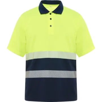 Vestă Vega reflectorizantă unisex - BLEUMARIN/GALBEN FLUOR