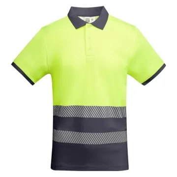 Vestă protecție Atrio mare vizibilitate bărbat - PLUMB/GALBEN FLUOR