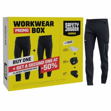 Pachet pantaloni de lucru elastici si confortabili WORKWEAR BOX DENEB Safety Jogger -Navy-44