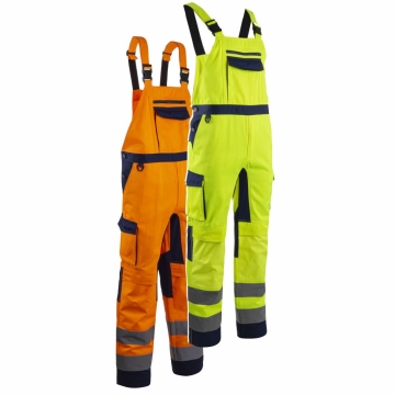 Pantaloni de lucru cu pieptar reflectorizanti HIBANA 5HBB Coverguard