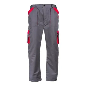 PANTALON CLASIC TERCOT 245 - PCT245GRR/RER-Gri/Rosu