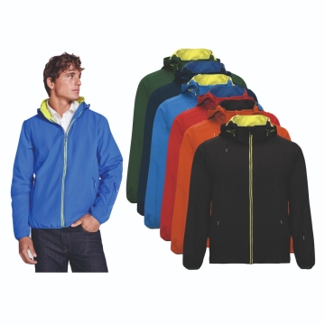 Jacheta softshell cu gluga bărbati 300 grame SIBERIA 6428 ROLY