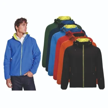 Jacheta softshell cu gluga bărbati 300 grame SIBERIA 6428 ROLY