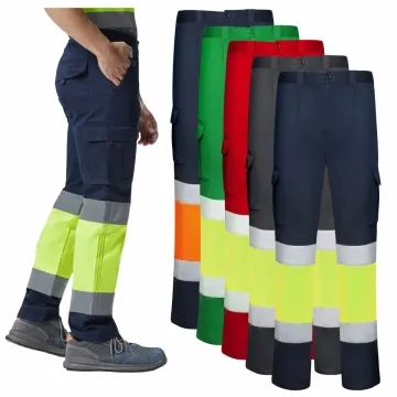 Pantaloni reflectorizanti barbati 250 grame DAILY STRETCH HV 9312 ROLY
