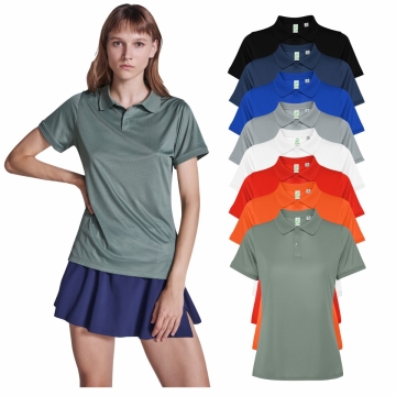 Tricou polo dama tehnic poliester 125 grame TORMO WOMAN 0401 ROLY