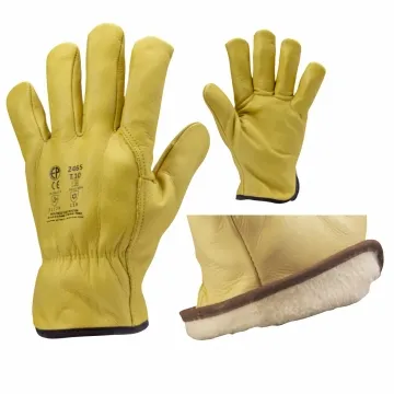 Manusi de protectie de iarna din piele de bovina Eurowinter Finlande Coverguard