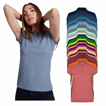 Tricou polo dama bumbac 200 grame STAR WOMAN 6634 ROLY
