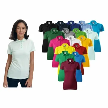 Tricou dama polo Single J 223 Malfini