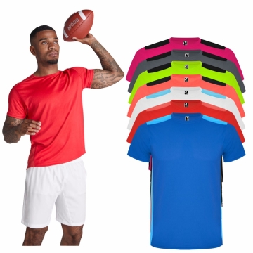 Tricou barbati/copii poliester plasa 3D tehnic  DETROIT 6652 ROLY