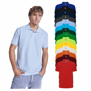 Tricou polo barbati/copii 60% bumbac / 40% poliester 220 grame PEGASO PREMIUM 6609