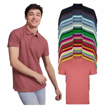 Tricou polo barbati/copii bumbac 200 grame STAR 6638 ROLY