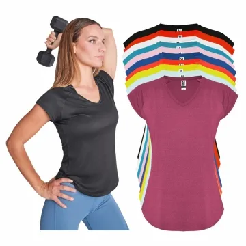 Tricou dama tehnic poliester/elastan AVUS 6658 ROLY