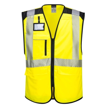 Vesta reflectorizanta HiVis Executiv PW309 Portwest-S-Galben / Negru