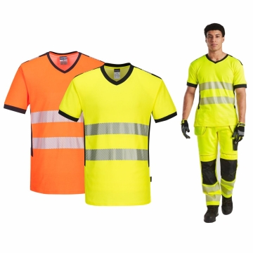 Tricou reflectorizant cu protectie UV Hi-Vis PW310 Portwest