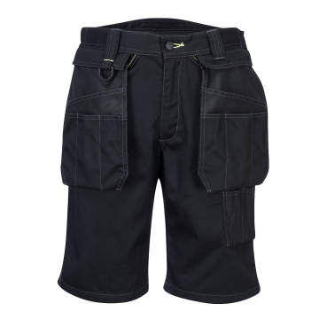 Pantaloni scurti de lucru Holster Work PW345 Portwest-Negru-28 inch - XS