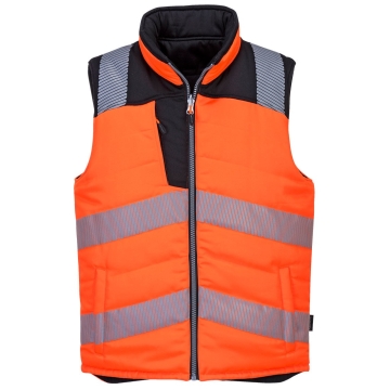 Vesta reversibila Hi-Vis PW374 Portwest-Portocaliu/Negru-S