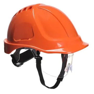 Casca de protectie cu vizor Endurance Plus PW54 Portwest-Portocaliu