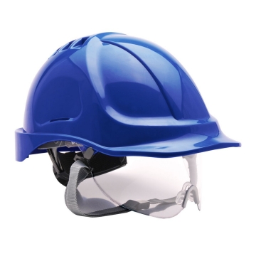 Casca de protectie cu vizor Endurance PW55 Portwest-Albastru