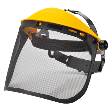 Viziera de protectie cu vizor din plasa neagra PW93 Portwest