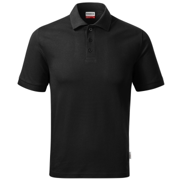 Tricou barbati polo Resist Heavy R20 Rimeck Malfini-Negru-01-S