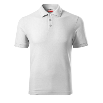 Tricou barbati polo Reserve R22 Rimeck Malfini-Alb-00-M