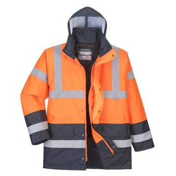 AVA STING va recomanda produsul Jacheta Traffic Hi-Vis Two Tone S467 Portwest echipament de protectie de inalta vizibilitate reflectorizant de iarna impermeabil piatra neamt