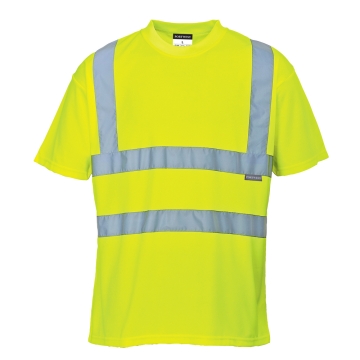 Tricou reflectorizant Hi-Vis S478 Portwest-Galben-XS