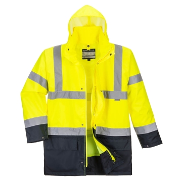 Jacheta de protectie reflectorizanta Hi-Vis S766 5in1Essential Portwest-Galben/negru-S