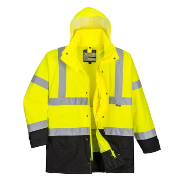 Jacheta de protectie multifunctionala reflectorizanta S768 Executive 5in1Portwest-Galben/negru-S