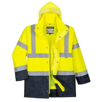 Jacheta de protectie multifunctionala reflectorizanta S768 Executive 5in1Portwest-Galben/Navy-XS