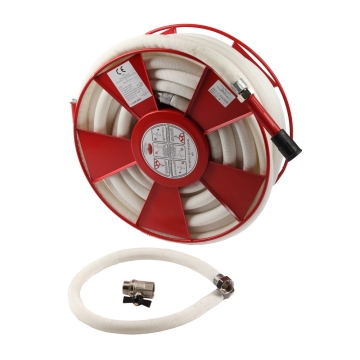Tambur DN33 cu furtun semirigid tesatura alba avizat CE