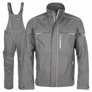 Costum salopeta cu pieptar Urban gri H6468/H6467 Ardon