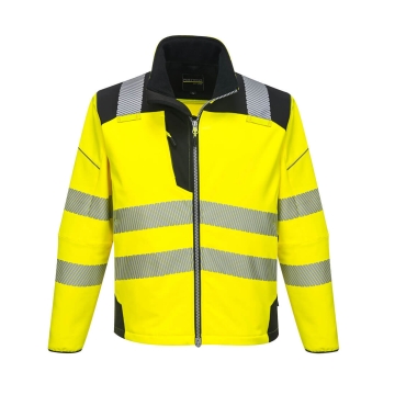 Jacheta reflectorizantă Softshell Hi-Vis Vision T402, protectie UV Portwest!-Galben/negru-XS