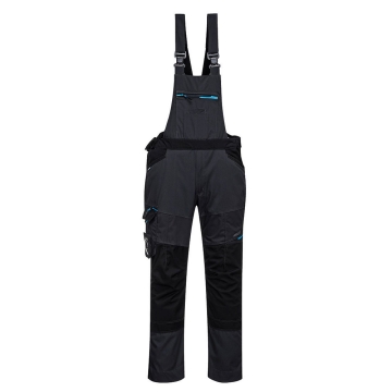 Pantaloni salopeta cu pieptar T704 -WX3 Portwest-Gri metalic-S