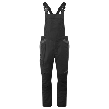 Pantaloni de lucru cu pieptar protectie UV T746 Portwest-Negru-S