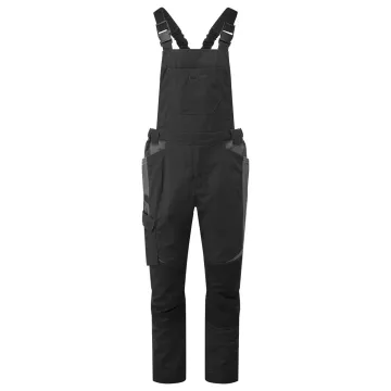 Pantaloni de lucru cu pieptar protectie UV T746 Portwest-Negru-S