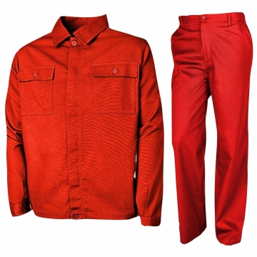 Costum salopeta standard Vantaggio 163B/162B Renania -Rosu-XS