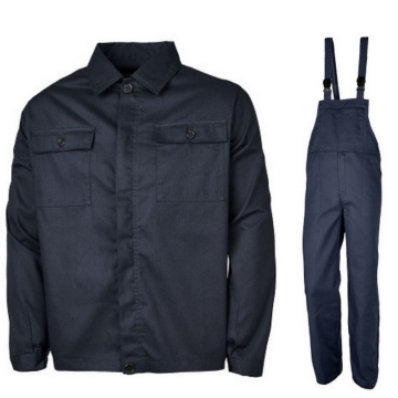 Costum salopeta cu pieptar Vantaggio Renania -Bleumarin-XS