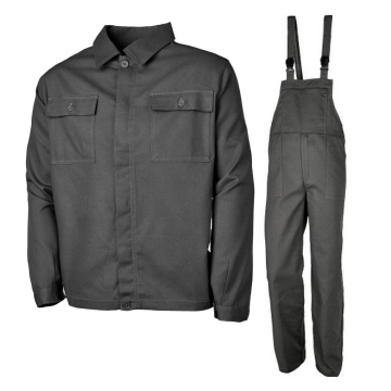 Costum salopeta cu pieptar Vantaggio Renania -Gri-XS