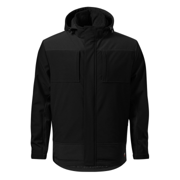 Jacheta barbati softshell de iarna Vertex W55 Rimeck Malfini -Negru-01-S